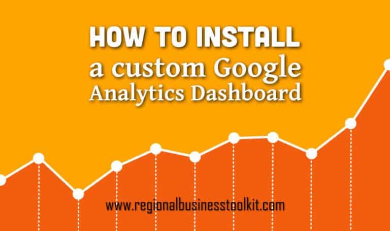 How to install a custom google analytics dashboard