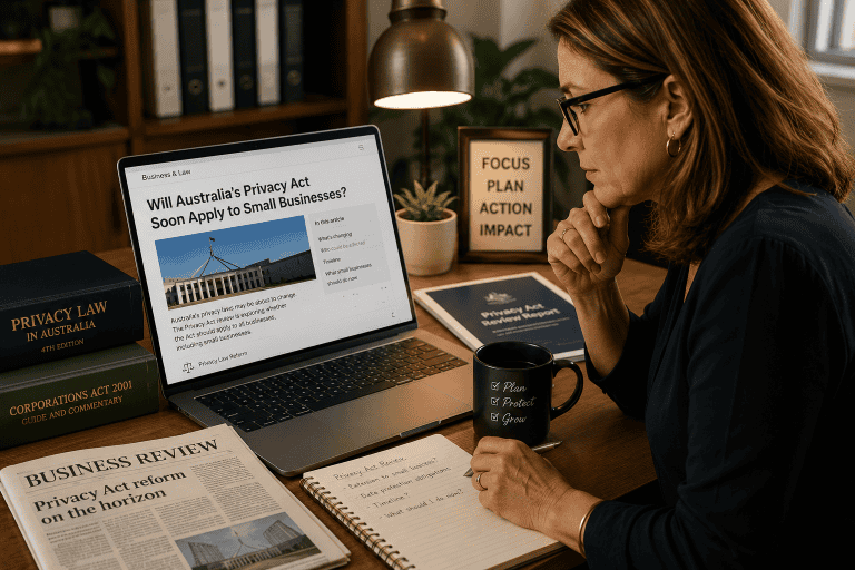 RBT Will Privacy Act apply to small business