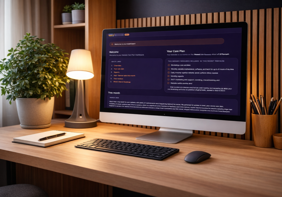 Dashboard on Monitor